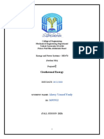 Geothermal Energy Project