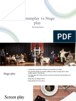 Stageplay Vs Screenplay