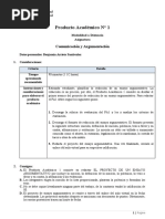 01 Pa1 Comunicación y Argumentación 2021-20 - Consigna y Rúbrica