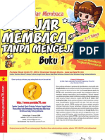 019 Belajar Membaca Tanpa Mengeja - Buku 1 Oleh Intan Noviana Msi (WWW - Pustaka78.com)