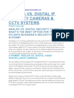 Analog Vs Digital CCTV