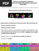 Matematicas 1er Clase Mision Ribas 2021-2022