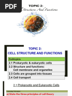 Cell Structures and Functions