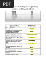 100UGRD CS6206 Principles of Operating Systems and Its Applications