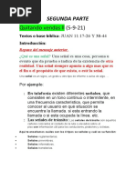 SEGUNDA PARTE. Quitando Vendas de Muerte.