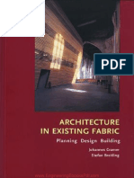 Architecture in Existing Fabric Planning Design Building PDF