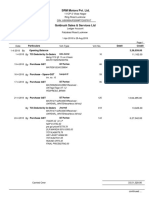 SRM Motors Pvt. LTD.: Particulars Credit Debit Opening Balance 3,36,039.00