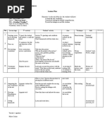 Lesson Plan: Liceul Teoretic J. L. Calderon" Timişoara Comisia Limbi Moderne Profesor: Marcu Corina