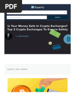 Is Your Money Safe in Crypto Exchanges? Top 3 Crypto Exchanges To Ensure Safety