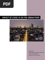 Impact of Covid-19 On The Urban Poor