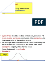 Module 2 (Continued) : Continuous Probability Distributions