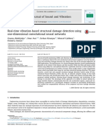 Real-Time Vibration-Based Structural Damage Detection Using One-Dimensional Convolutional Neural Networks