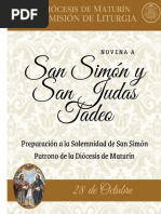 Novena en Honor A San Simon y San Judas Tadeo