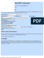 Analemmatic Sundial PDF Generator