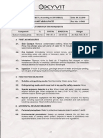 Sodium Metabisulfite - MSDS