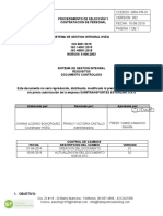 GRH-PR-01 Procedimiento Seleccion y Contratacion de Personal