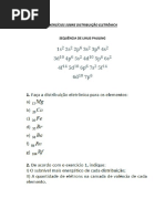 Exercícios Sobre Distribuição Eletrônica