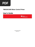 User's Guide: TMS320C2000 Motor Control Primer