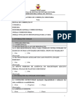 Relatório de Correição Ordinária - Modelo 2021