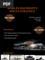 Harley-Davidson's Focus Strategy