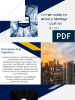 Programa Construcción en Acero y Montaje Industrial S1