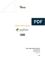 Initiation To Python in Blender