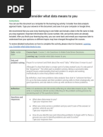 Learning Log Template