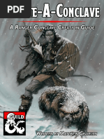 D&D 5e Ranger Conclave Creation Guide