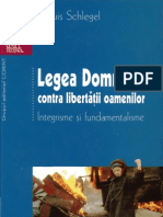 Legea Domnului Contra Libertatii Oamenilor - Schlegel