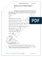 NCERT Grade 11 Physics-Ch-09 Mechanical-Properties-Of-Solids