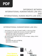 Difference Between IHL and IHRL