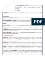 Direito Processual Penal - Conceito, Finalidades e Fontes Sistemas Processuais Juiz Das