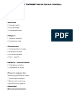 Diagnostico y Tratamiento de La Dislalia Funcional