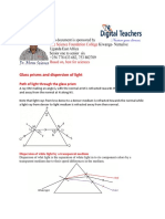 Prisms and Dispersion of Light O Level