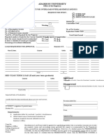 Adamson University: Office of The Registrar Request For Overload/Overlab/Simultaneous