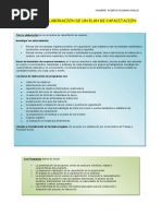 Diseño y Elaboración de Un Plan de Capacitación