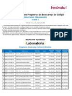 Publicación Resultados Bootcamps Etapa II Laboratoria