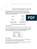 Logic Gates 1. The Inverter (NOT) : Digital Techniques