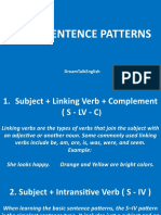 Basic Sentence Patterns