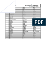 Ingles em 12 Semanas - Lista de Palavras