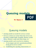 Queuing Models: Mr. Mgaya, S