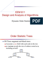 Dynamic Order Statistics