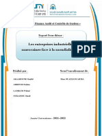 Les Entreprises Industrielles Marocaines Face À La Mondialisation