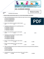 Soal Matematika Kelas 4 SD Bab 2 Penaksiran Dan Pembulatan Dan Kunci