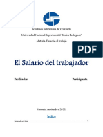 El Salario Del Trabajador