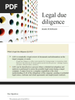 Legal Due Diligence 2020