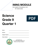 LM Science 9 Q1