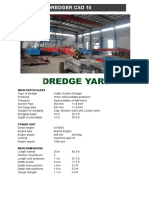 Cutter Suction Dredger CSD 10: Main Particulars