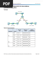 Configuring IPv4 Static and Default Routes Instructions