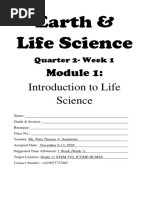 Earth & Life Science: Quarter 2-Week 1